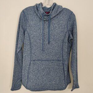 ACX Active Women's Athletic Hoodie Size S Blue Thumb Loops Activewear Fitness